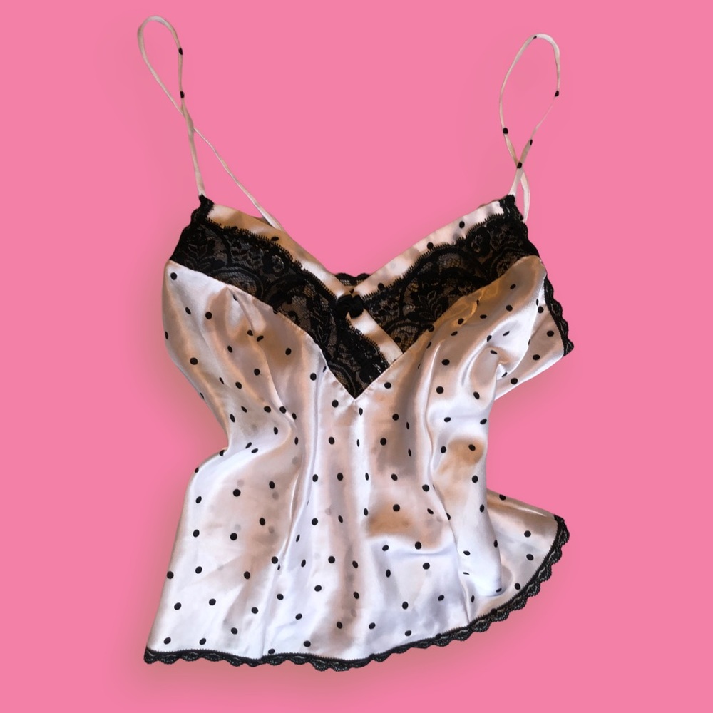 Designer deadstock Valentino camisole/lingerie top size medium